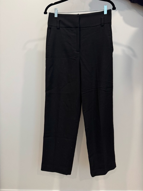 Massimo Dutti Pants - Massimo Dutti Black Wide-Leg Trousers